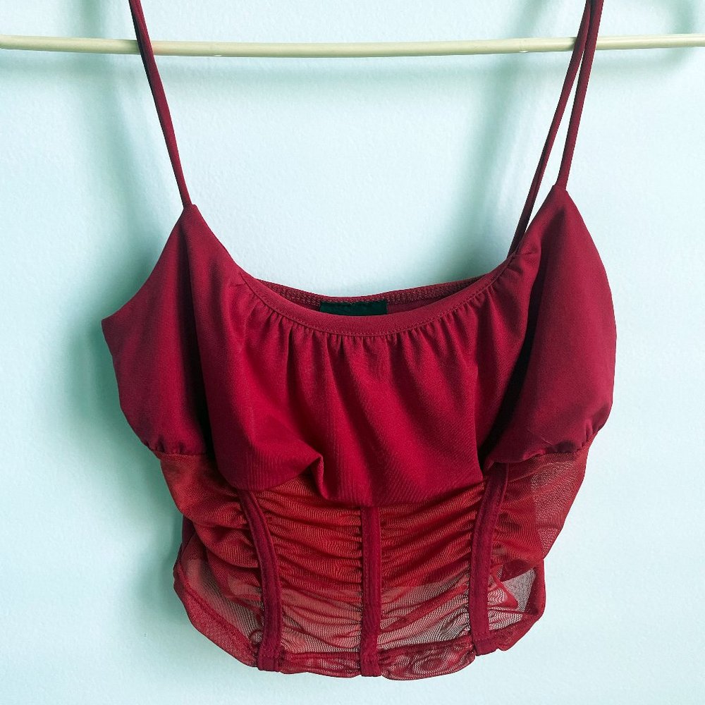 Red Crop Top